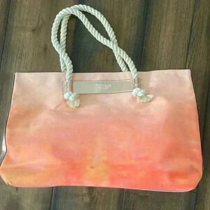 Victoria's Secret Bombshell Sundrenched Cotton Canvas Tote Carryall Bag